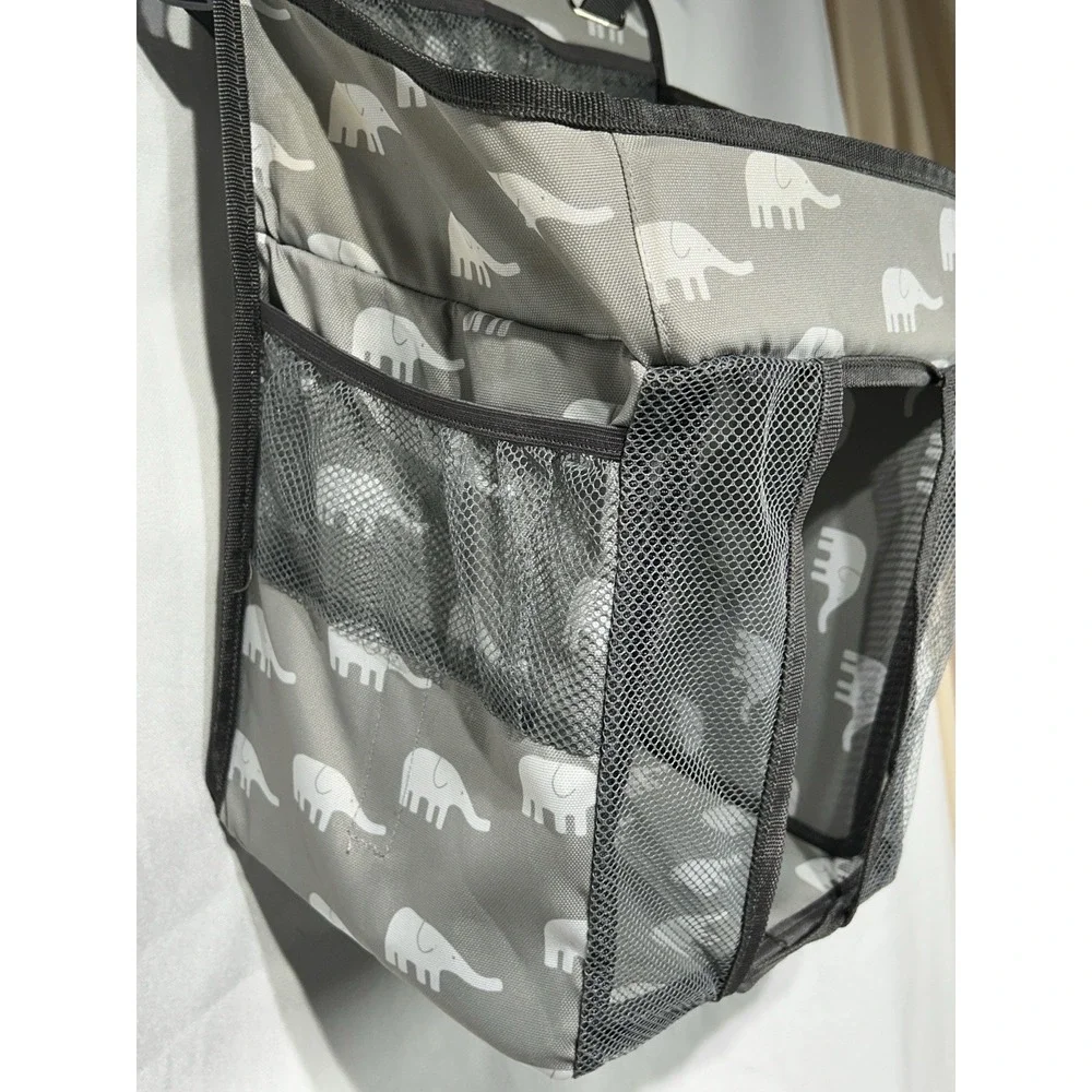 Hanging Diaper Caddy Organizer - Diaper Stacker for Changing Table, Hooks, Hang